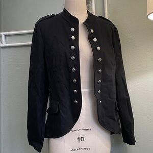 Joseph Ribkoff Black Button-Embellished Blazer